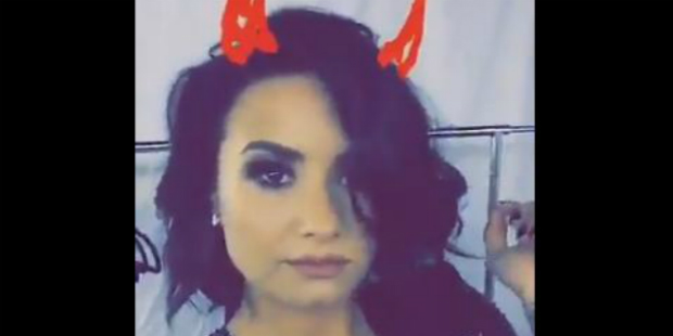 demi lovato snapchat 1