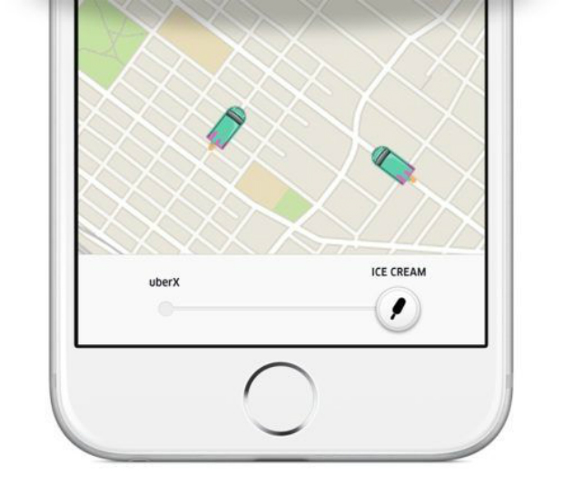 uber app gelado