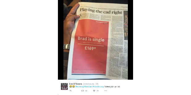 brad is single anuncio