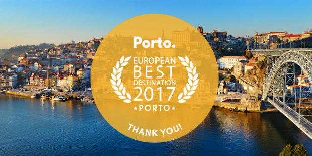 Porto eleito Melhor Destino Europeu 2017 a