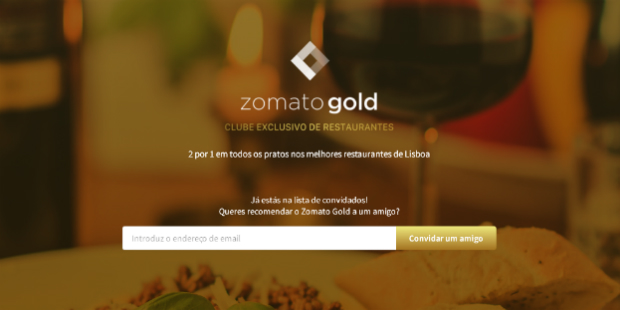 zomato gold homepage