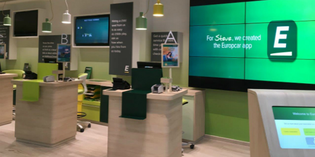 Europcar nova imagem loja