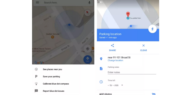 google maps parking reminders 1