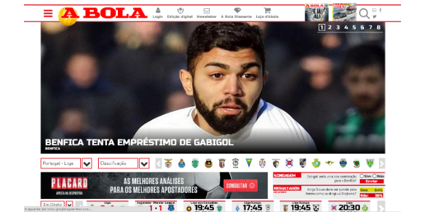 A BOLA - Homepage