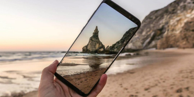 samsung s8 praia