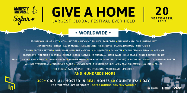 sofar give a home