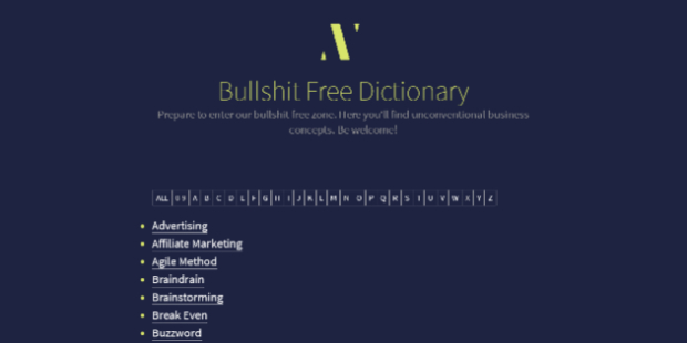 bullshit free dictionary 1