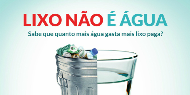 lixo não é água 1