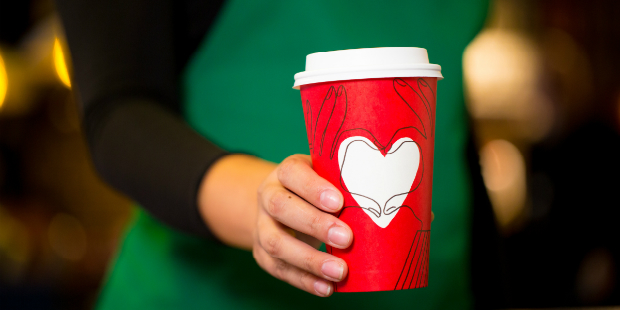 Starbucks Red Cup natal
