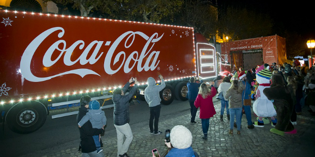 Óbidos Vila Natal_Camião Coca-Cola 1