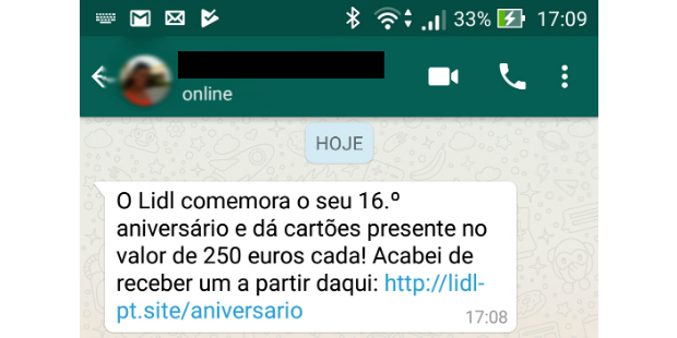 lidl phishing