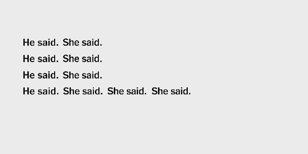 new york times she said
