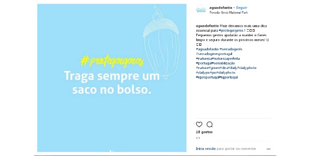 agua do fastio geres