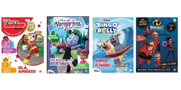 novas revistas disney