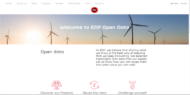 EDP Open Data plataforma