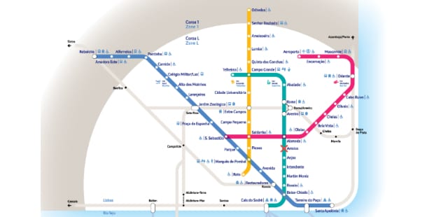 diagrama metro lisboa