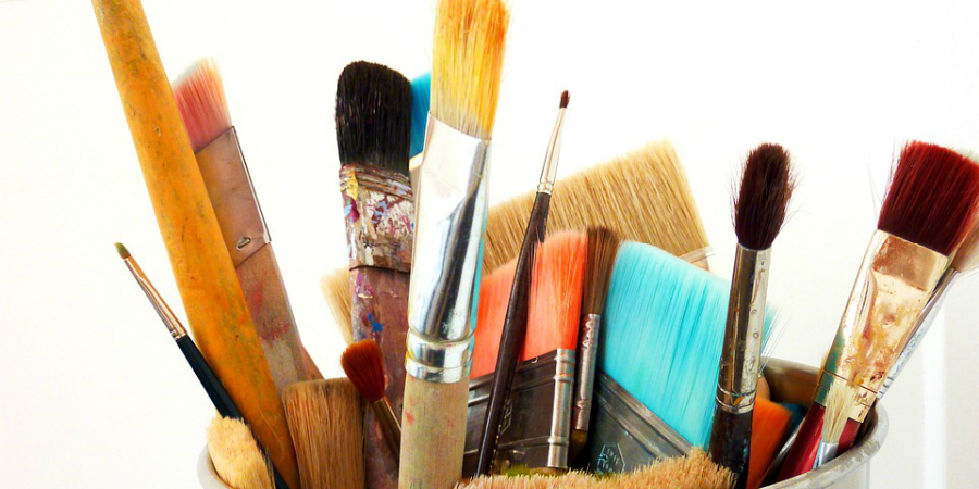 pinceis pintura pintar