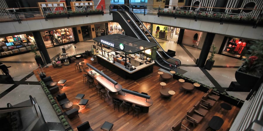 Starbucks CC Península quiosque