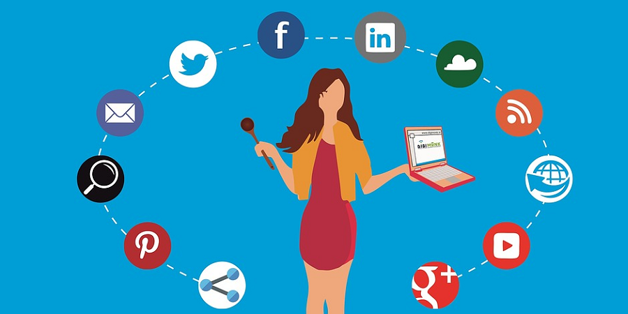 redes sociais marketing digital