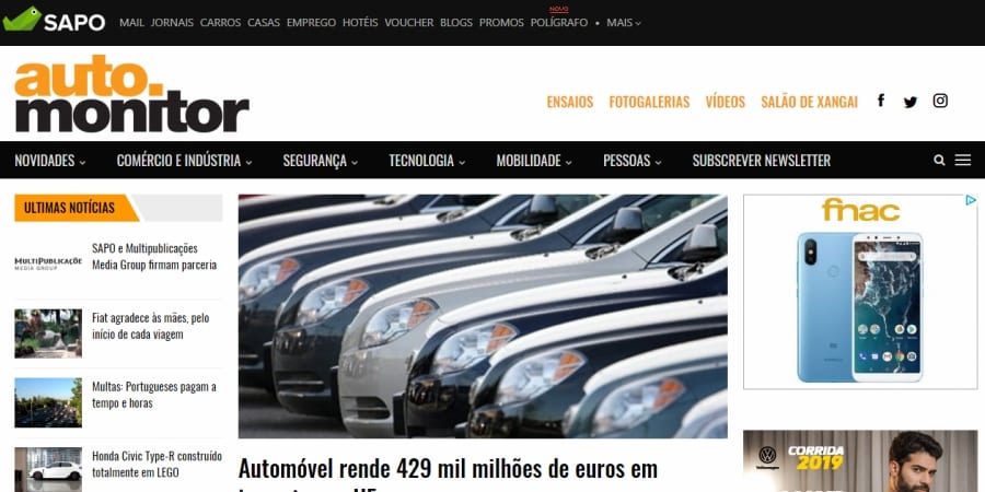 automonitor site sapo