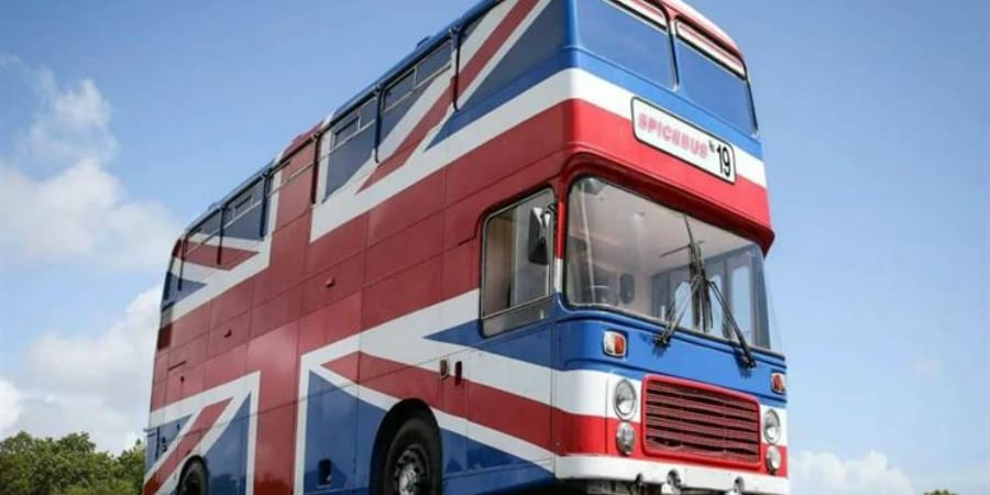 spice girls bus autocarro