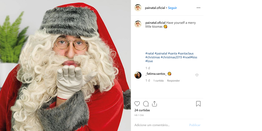 pai natal oficial instagram