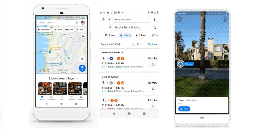 novo google maps