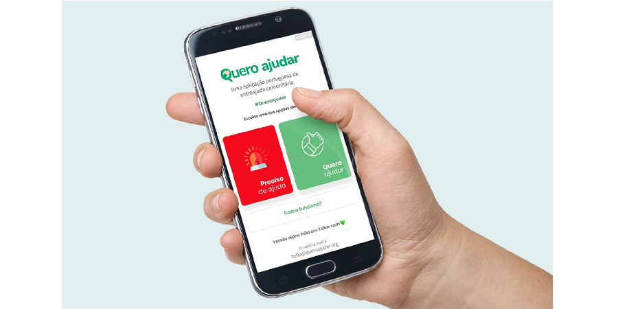 app quero ajudar
