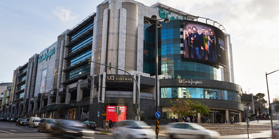 Fachada El corte ingles lisboa