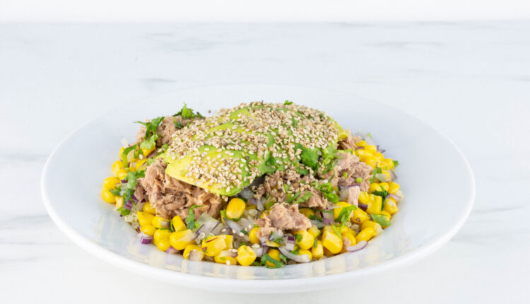 Salada Quinoa e atum