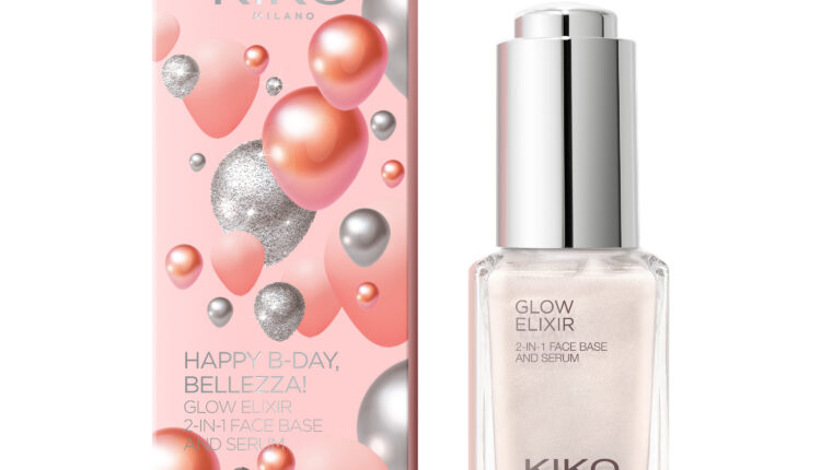 Kiko Glow Elixir 2-In-1 face base & serum – 14,99 euros