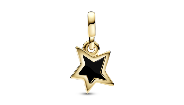 Micro-pendente Pandora ME Faceted Star em liga com revestimento de ouro 14k e esmalte_29 euros_762299C01_V2_RGB