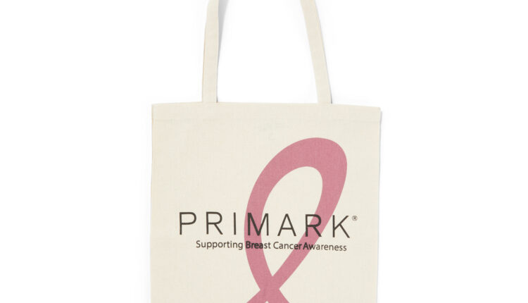 PRIMARK Breast Cancer Awareness – Reusable Tote Bag £1 €1.50 �2 CZK28- made using recycled polyester