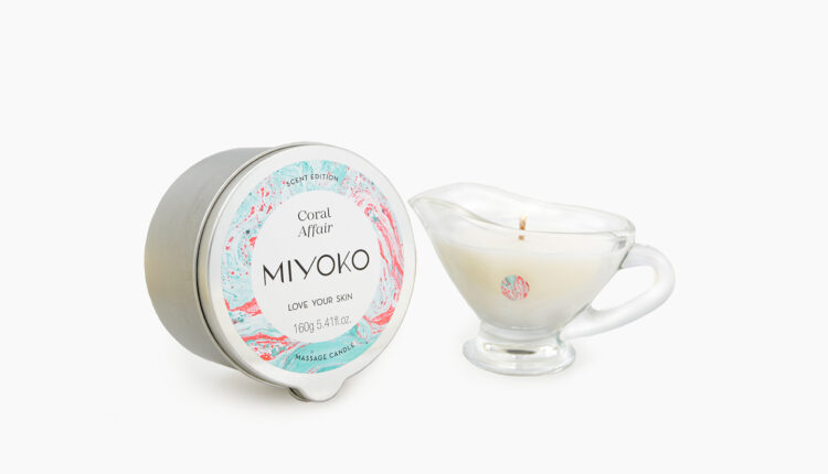 Massage Candle Coral da Miyoko  – 6,30 euros