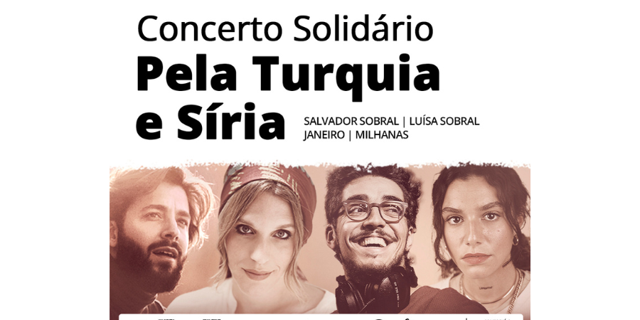 Salvador Sobral (mas não só) vai cantar para ajudar vítimas do sismo na Turquia e Síria