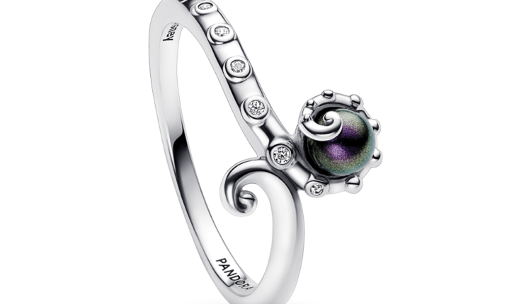 Anel Pandora Disney The Little Mermaid Ursula Ring em prata 925, zirconias e perola de aquacultura, 59euros_192697C01_V3