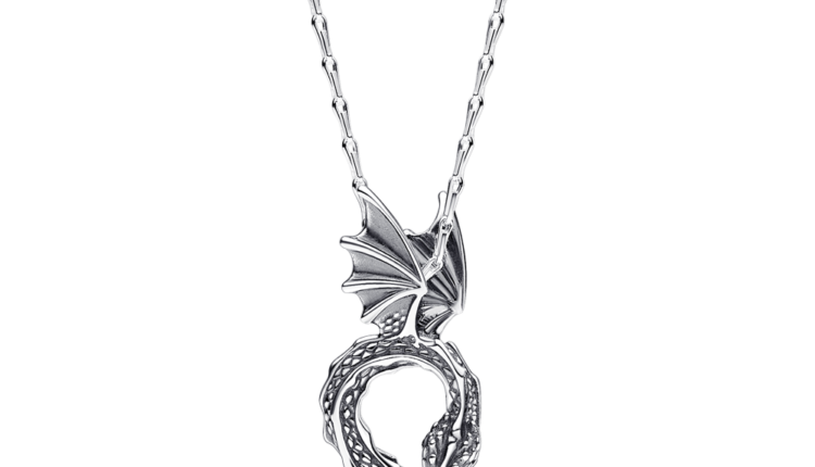 Colar Pandora Game of Thrones Dragon Pendant Necklace em prata 925 e cristais man made, 99euros_392967C01