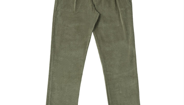 Sanjo Relaxed Corduroy Trousers  Green 1_ PVP 89.90 EUROS