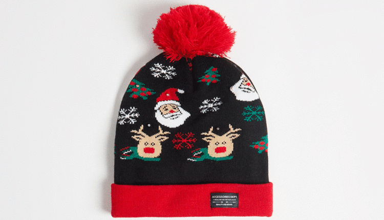 Gorro ‘Natal’ Luzes, Homem 000041124667040 9,99