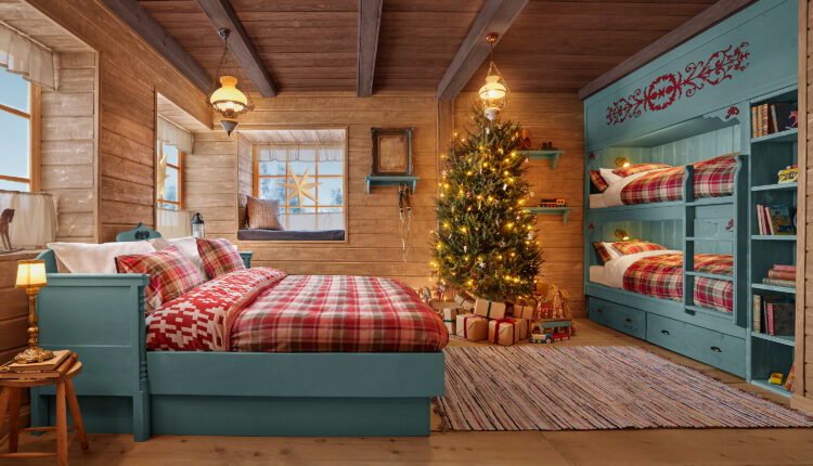 03 – Santa’s Post Office – Airbnb – Bedroom – Credit Samir Zarrouck