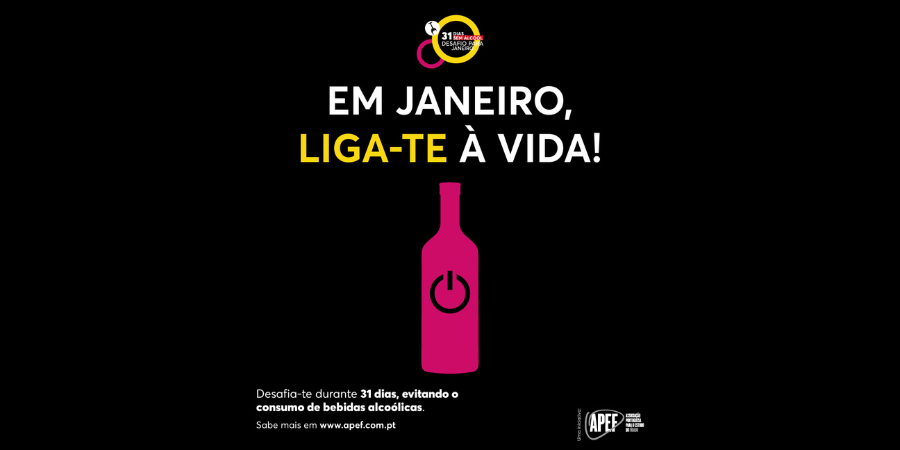 E se deixasse o álcool de lado no início do ano? Esta campanha lança o desafio