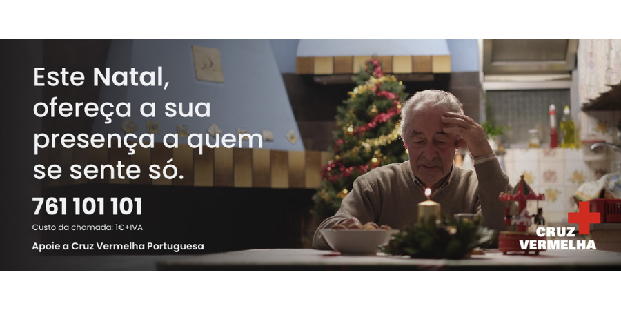 Cruz Vermelha Portuguesa inspira a oferecer companhia a quem se sente só neste Natal