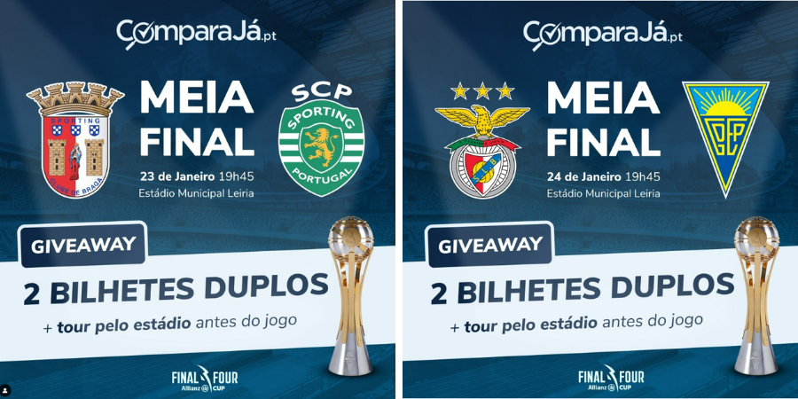 ComparaJá estreia-se como Official Partner da Final Four da Taça da Liga