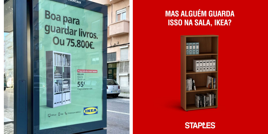 O que a reacção da Staples à campanha da IKEA traz de novo ao marketing em Portugal