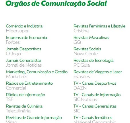 Órgãos de Comunicação Social