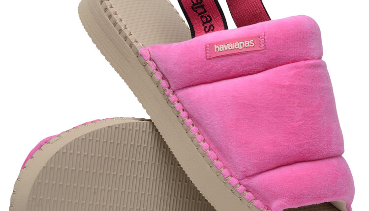 Pantufa de veludo com plataforma 4 – 34€