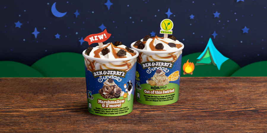 Ben & Jerry’s tem novos sabores inspirados nos americanos S’mores