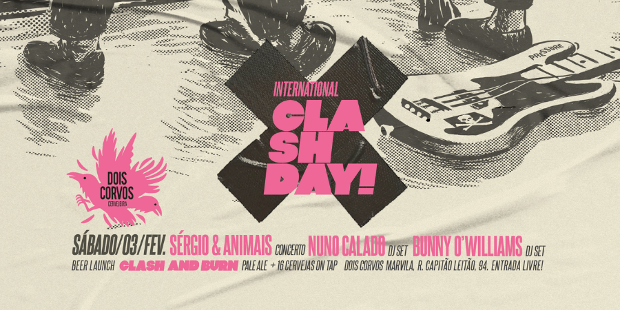 International Clash Day está de volta a Lisboa com a Dois Corvos