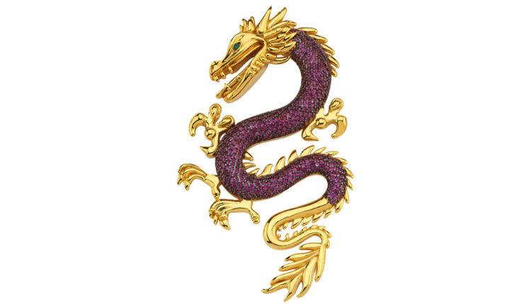 DRAGON-BROOCH-BURGUNDY-D1