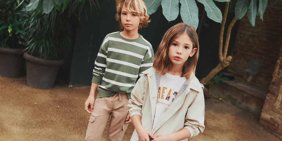 Estilo cargo é a nova aposta da Mango Kids